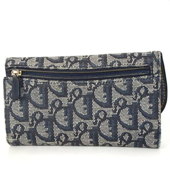 Authentic Christian Dior Tri-fold wallet leather [Used] - Picture 2 of 6